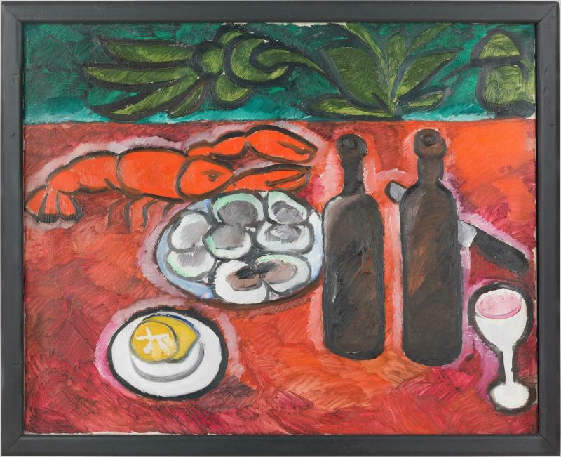 Наталья Гончарова. Nature morte au homard. 1909—1910