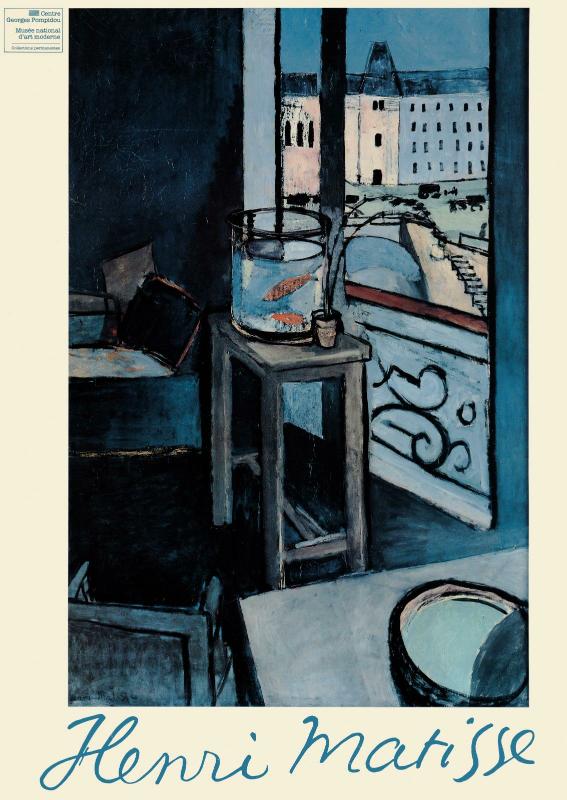 Анри Матисс. Intérieur, bocal de poissons rouges. 1914