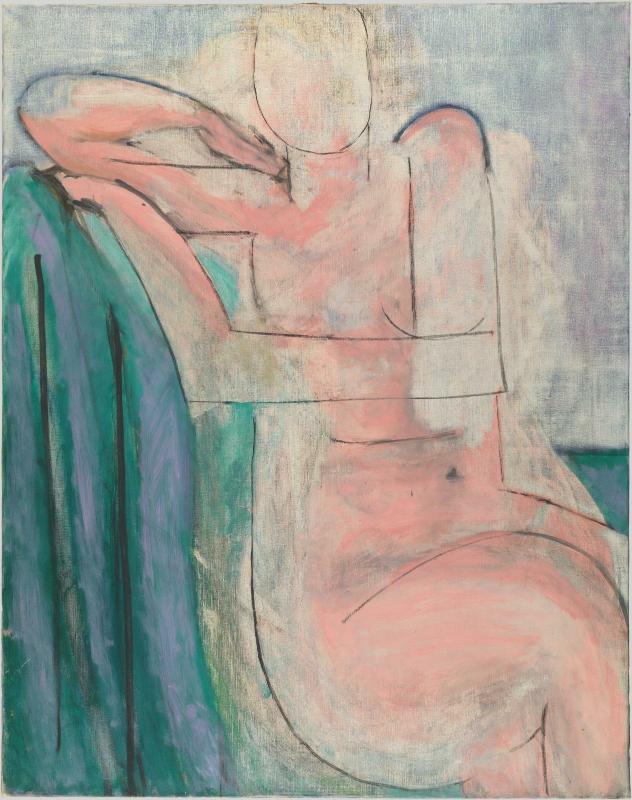 Анри Матисс. Nu rose assis. 1935—1936